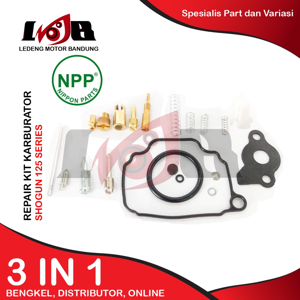 NPP RepairKit Karburator Shogun SP 125 Parkit Carburator set Daleman Karbu