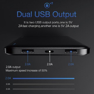 POWERBANK 20000 mAh Dual Input dan Output Original 2.0A