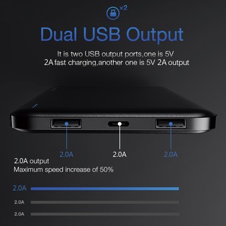 POWERBANK 20000 mAh Dual Input dan Output Original 2.0A