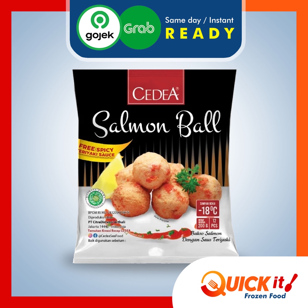 

Cedea Premium Salmon Ball Baso Rasa Salmon 200 gram