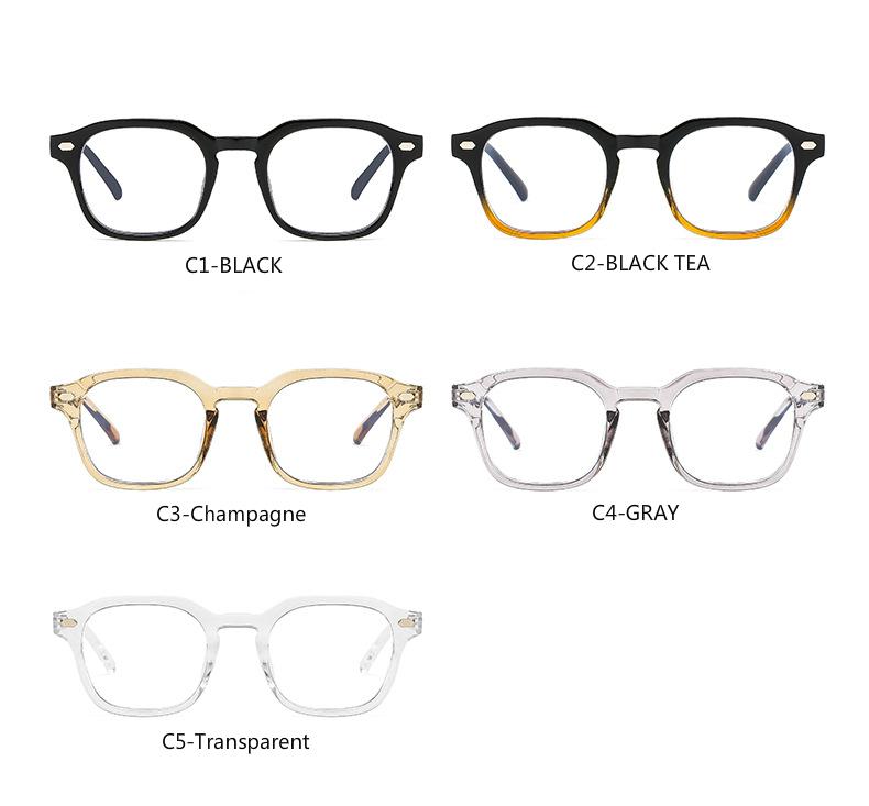 Fashion anti-blue light personality men and women glasses metal hinge