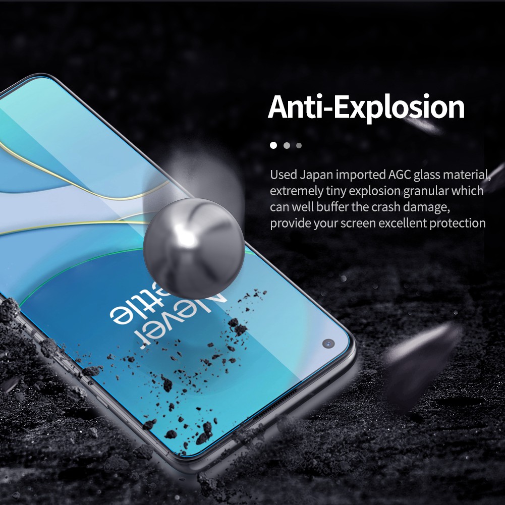 Tempered Glass Oneplus 8T Nillkin Amazing H+ Pro Anti Gores Kaca