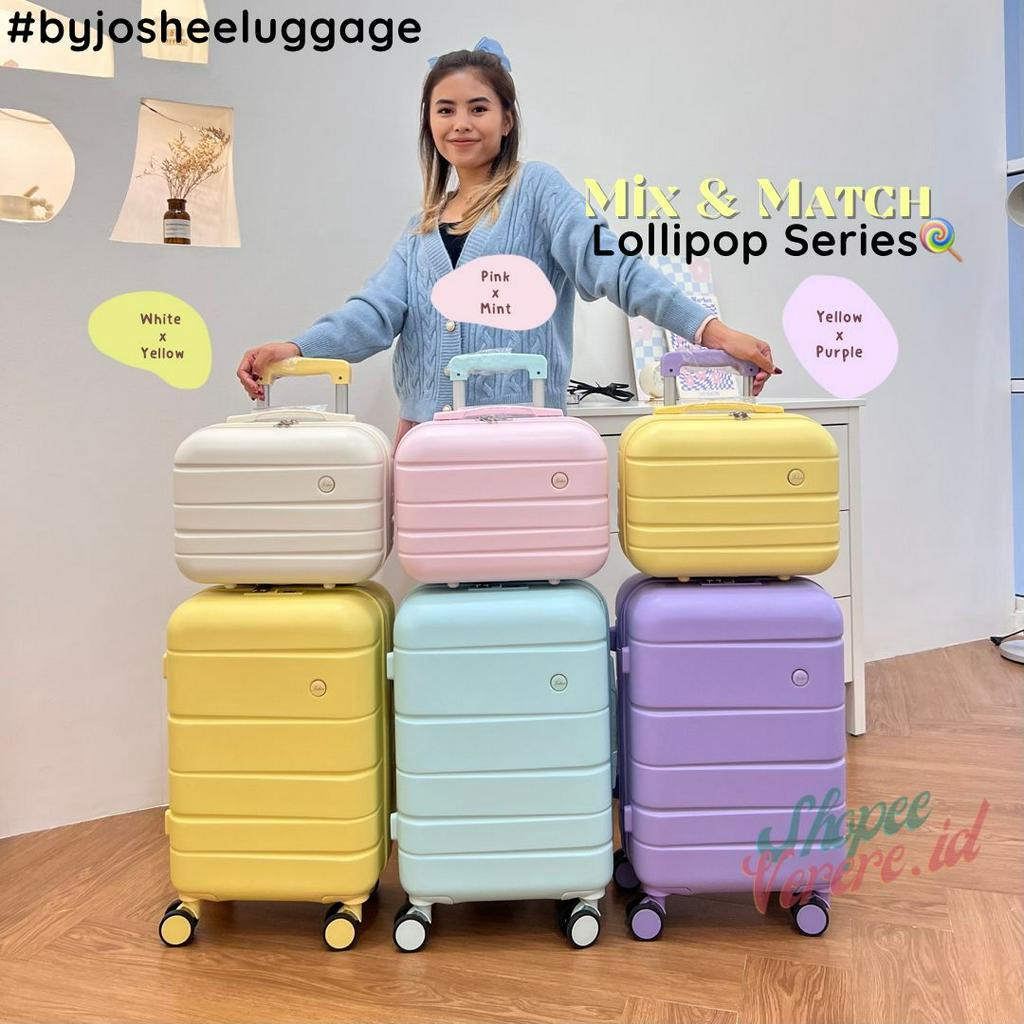 Joshee Koper LOLLIPOP Series Koper Cabin 16 Inch Luggage Suitcase