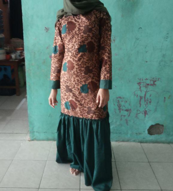 Gamis Batik Manggar, Padi,sekar,cantik,kubis,kipas,daun,kupu,nadine,gendis