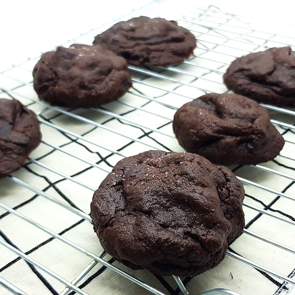 

[2 PCS] SOFT COOKIES DOUBLE CHOCO / DARK + MILK CHOCO COOKIES / COOKIES COKELAT