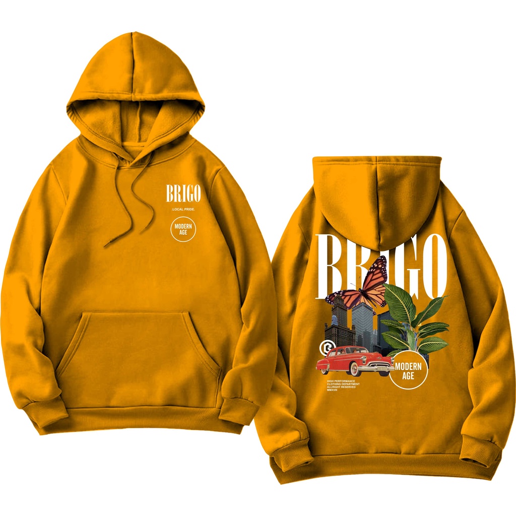 Sweater Hoodie BRIGO modern age Sablon DTF Fleece Cotton II BRIGO Jumper Hoodie modern age II M-XXL (Pria &amp; Wanita) Free stiker&amp;Gantungan Kunci