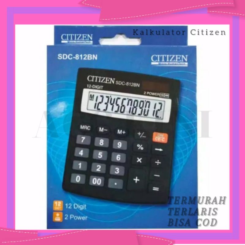 

AccKini - Kalkulator / Kalkulator Citi*en 12 Digit Angka Kalkulator Digital SDC 812 Termurah Bisa COD