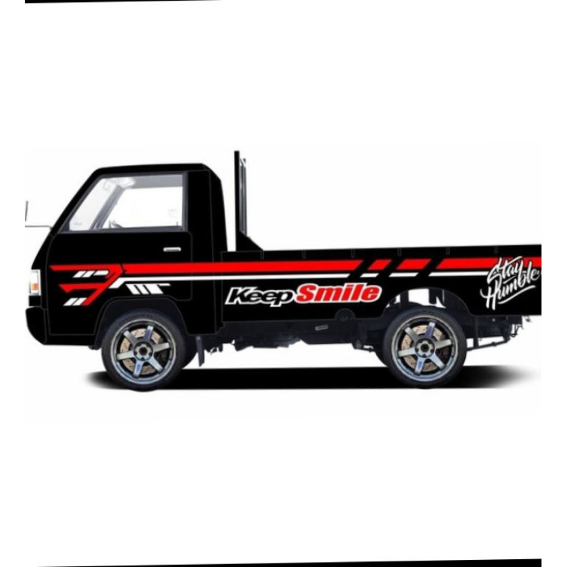 STRIPING L300 CUTTING STICKER CUTTING STIKER L300 STIKER L300 P.U CARRY FUTURA STRIP L300 terkini