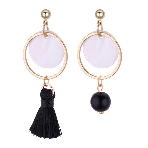 LRC Anting Tusuk Fashion Tassel Decorated Y5944X