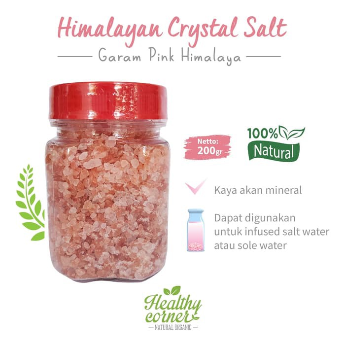 

HIMALAYA CRYSTAL ROCK SALT GARAM GUNUNG KRISTAL HIMALAYA 200 GR HC