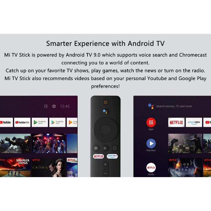 Xiaomi Mi Smart TV Stick Android 9.0 Set Top Box Full HD Chromecast