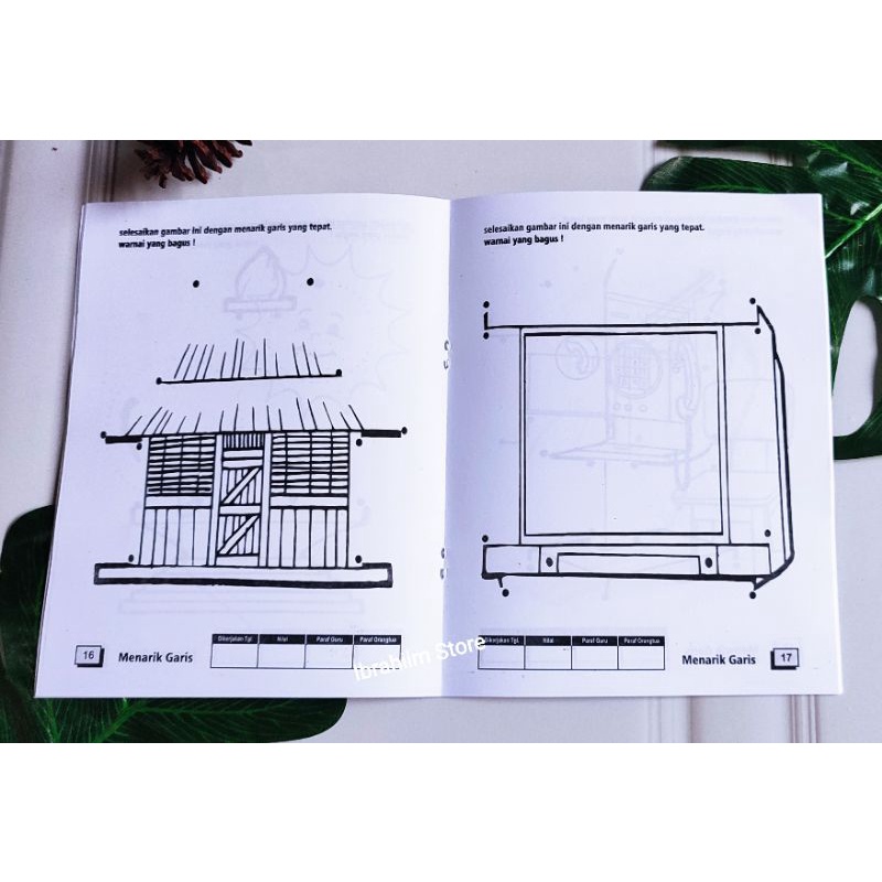 BUKU ANAK MENARIK GARIS UNTUK PAUD DAN TK / BUKU EDUKASI ANAK ANAK