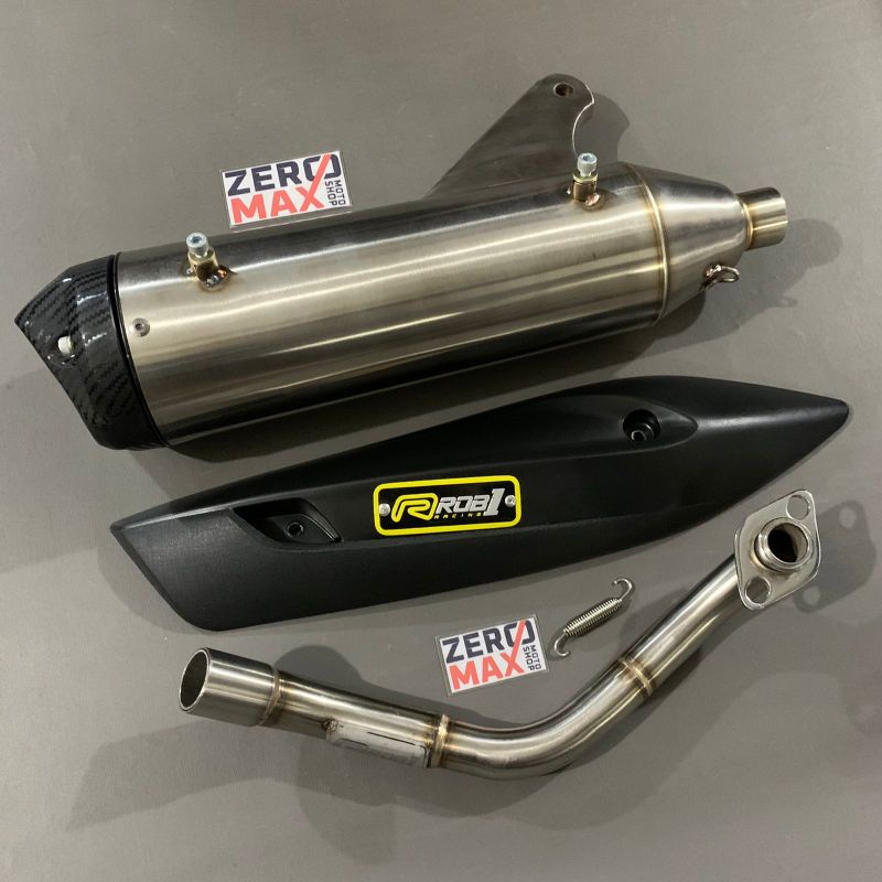 Knalpot ROB1 Standar Racing Original Honda New Beat Street FI ESP LED 2020 2021 2022