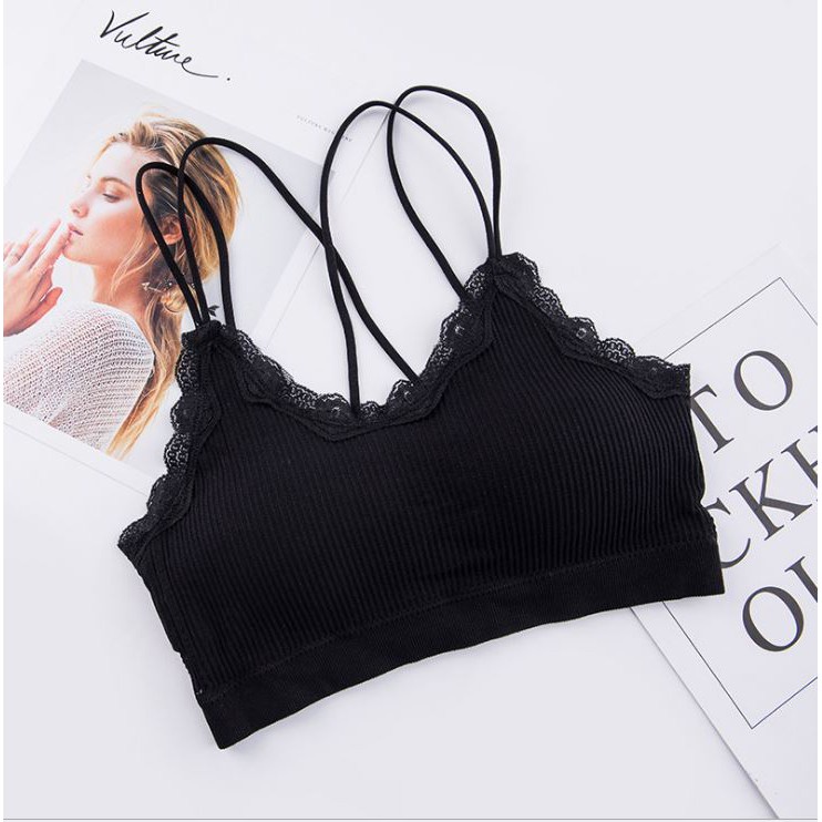 𝐄𝐁𝐒 ✅ PW056 Bra Wanita Sexy Olahraga Push Up Fashion Korea Tali Pakaian Wanita Import Murah