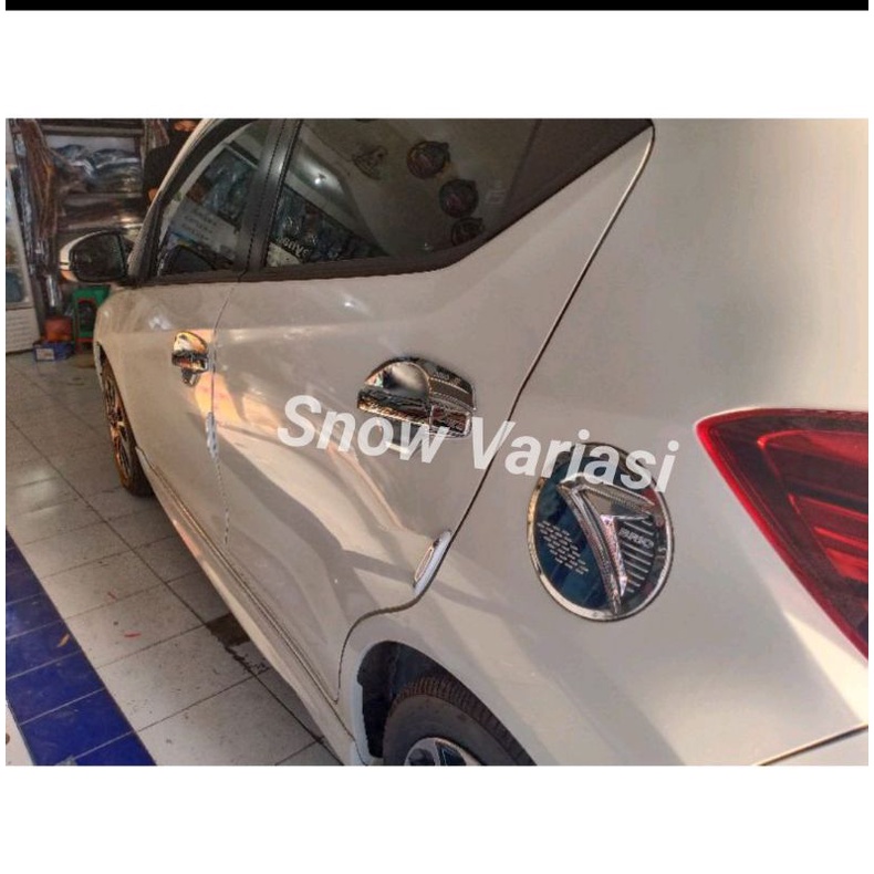 Paket outer handle tank cover brio 2019 chrome JSL