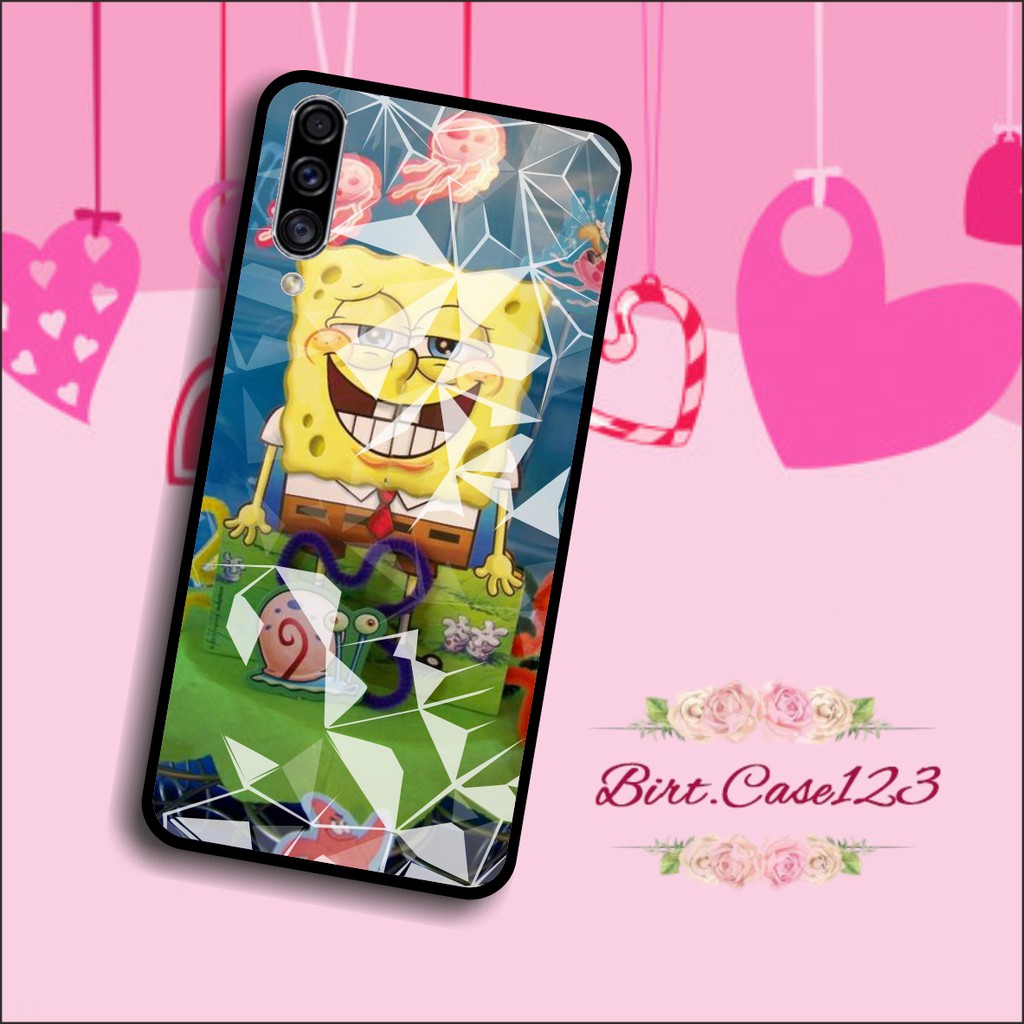 softcase diamond gambar SPONGEBOB Oppo A3s A1k A5 A9 2020 A7 F9 A5s A31 A52 A92 A37 A53 A83 BC523