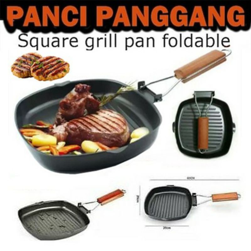 Jual Square Grill Pan Ini Cocok Untuk Melengkapi Peralatan Dapur Anda ...