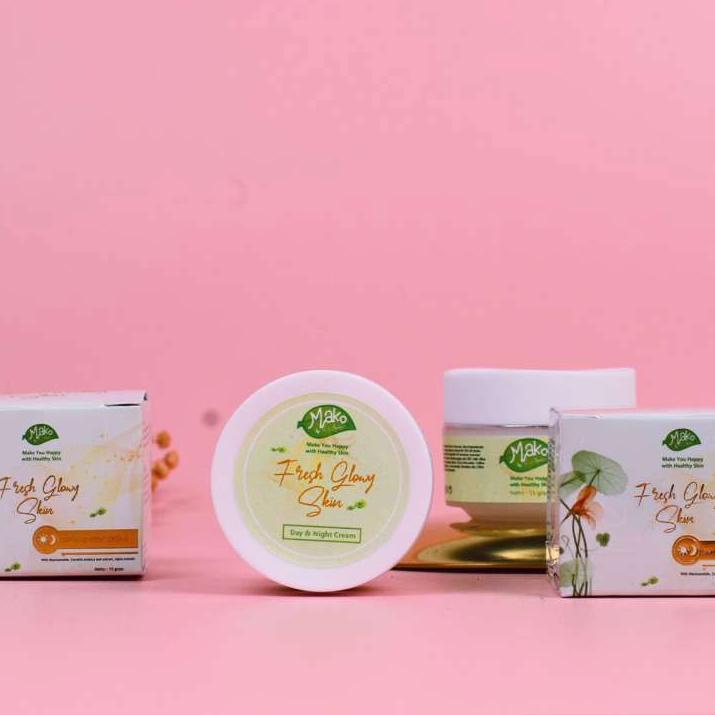 GLOWY SKIN DAY AND NIGHT  MAKO BY SERIS BPOM, MAKO BY SERIES CREM, CREAM MAKO BY SERIES ✓
