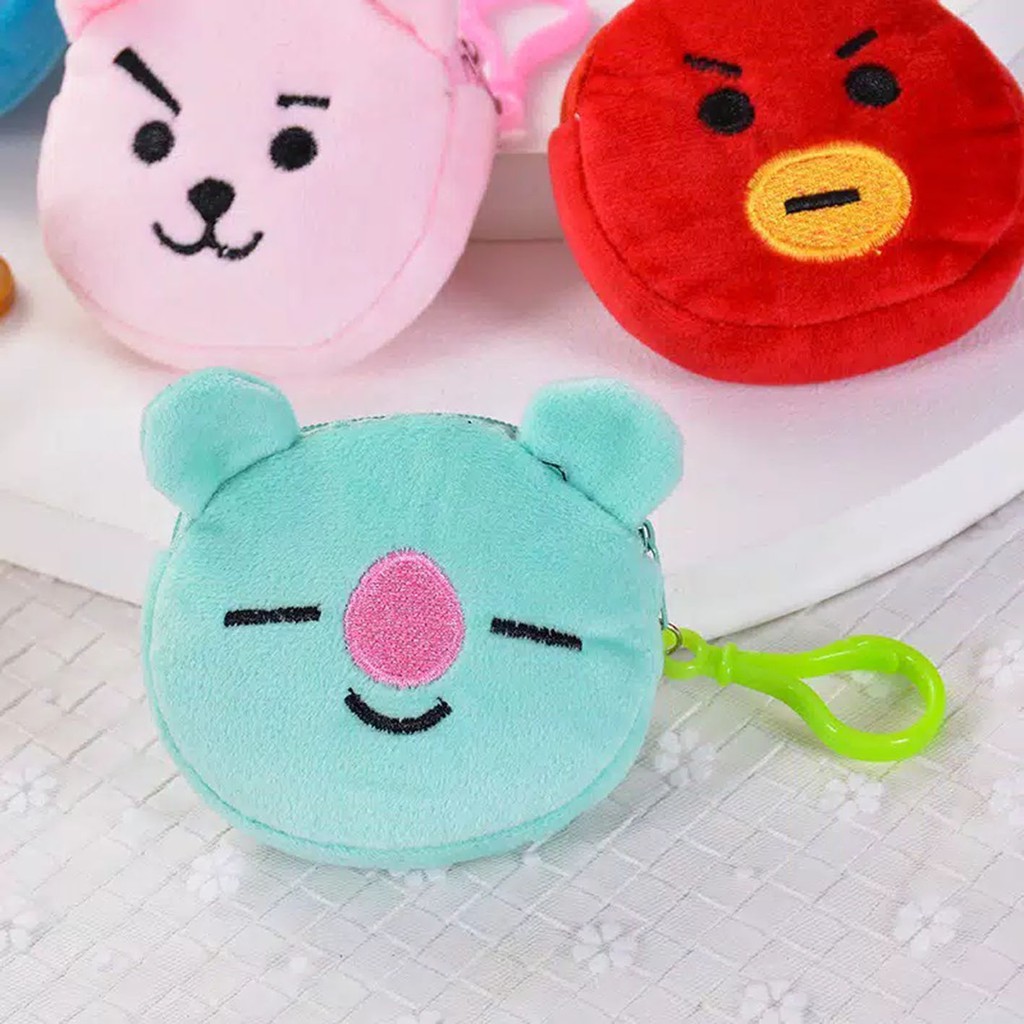 Dompet  bt21 kece bonus gantungan kunci