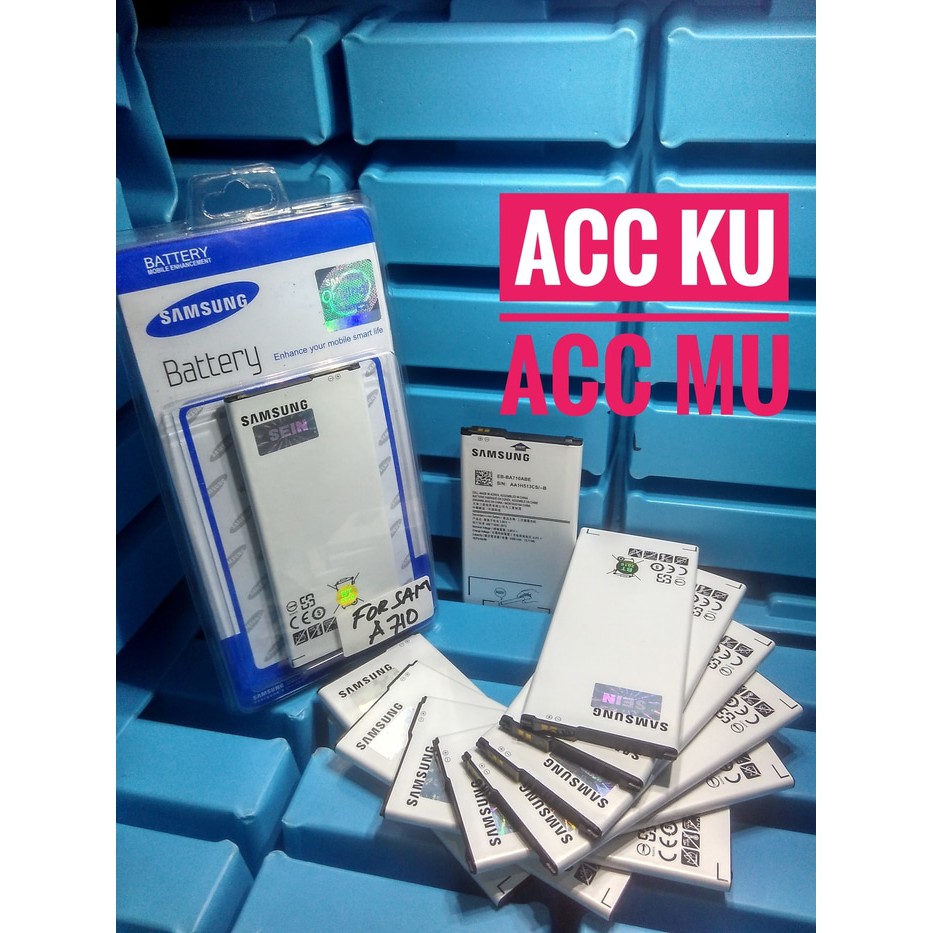 BATTERY SAMSUNG GALAXY A7 2016 A710/ J4+ / J7 PRIME / J6 PLUS EB-BA710ABE ORI 99