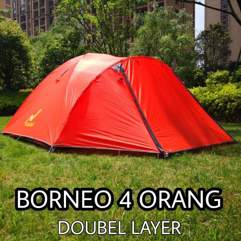 TENDA CAMPING TENDAKI BORNEO 4 /  TENDA CAMPING 4 ORANG DOUBEL LAYER Tendaki Borneo 4 / tenda great 