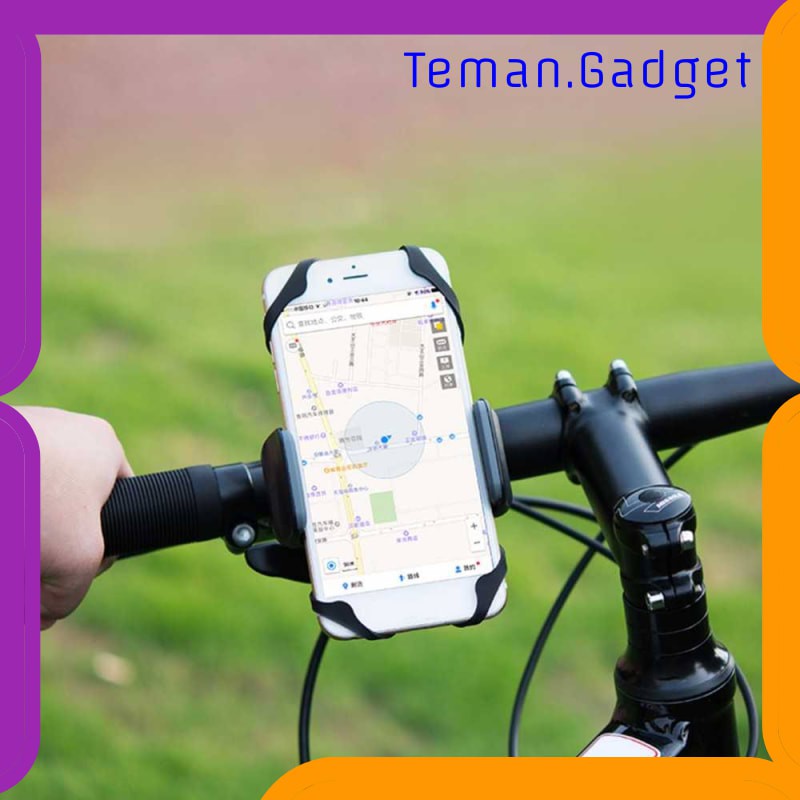 TG-IB0549 TaffSPORT Bike Smartphone Holder Sepeda Universal Rack Bicycle - BM03