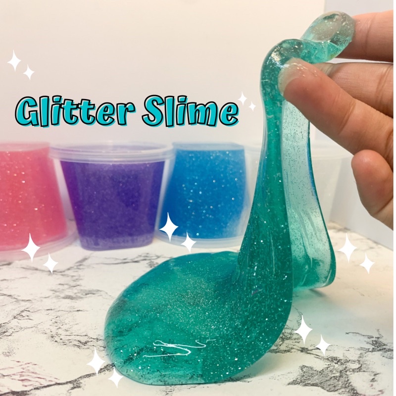 GLITTER SLIME BY SLIME BINTARO || BONUS SLIME ACTIVATOR