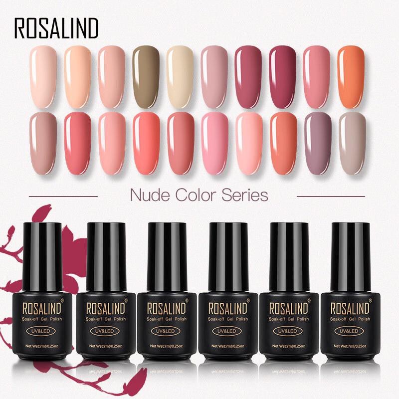 ~AB~ Rosalind NUDE COLOR SERIES Gel Nail Polish UV LED / Kutek / Cat Kuku