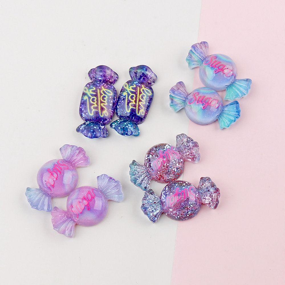 [Elegan] Candy Kerajinan Tangan Aksesoris DIY Cabochon Resin Baru