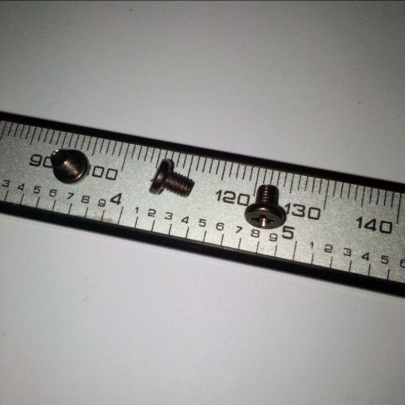 BAUT BAUD SEKRUP SKRUP SCREW LAPTOP NOTEBOOK UNIVERSAL M3x4 3x4 HEAD 5.5mm