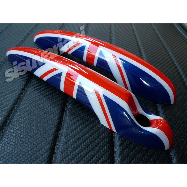 Aksesoris Mobil MINI COOPER Door Handle Cover Pegangan Pintu Union Jack