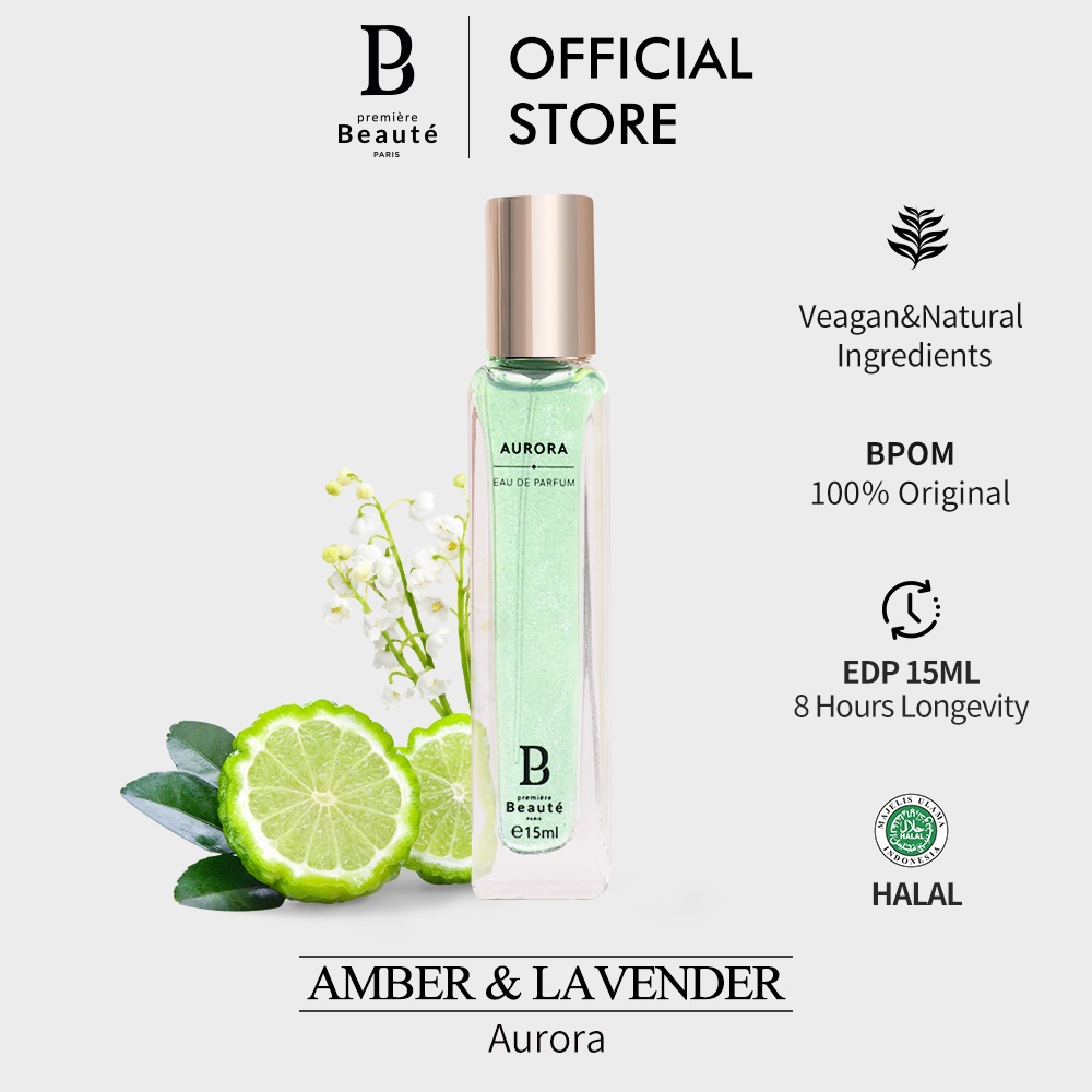 READY STOCK [ ORIGINAL + BPOM ] Premiere Beaute Eau De Perfume Fashion Neon Collection Aurora 15ml P