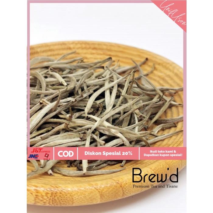 

⭐COD⭐ White Tea Silver Needle Premium Grade Teh Putih 50g 50 gram