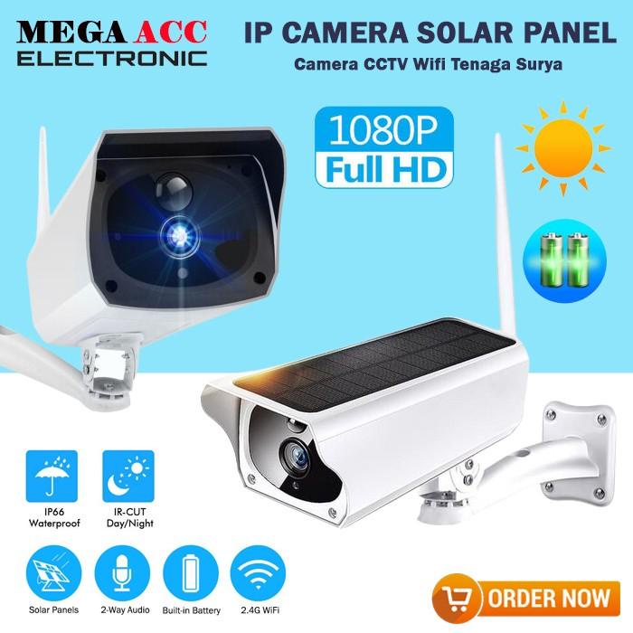 Ip Camera Solar Panel Surya - Cctv Wifi Tenaga Matahari Hd 1080P
