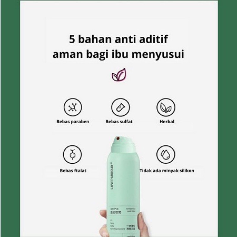 Dry Shampoo Viral - Shampoo Semprotan Rambut Kering / Mengembangkan Rambut Berminyak