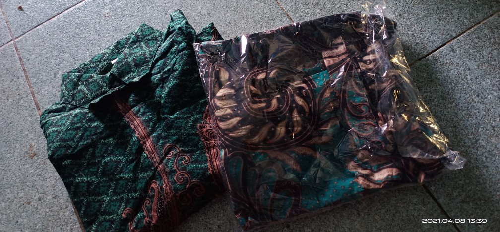 Baju Batik Pria Slimfit Big Size M L Xl Xxl Atasan Kemeja Batik Lengan Panjang