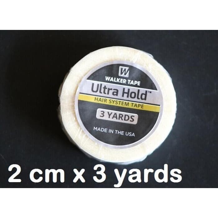 

B027B isolasi adhesive double tape toupee lem wig ULTRA HOLD roll 3 yards