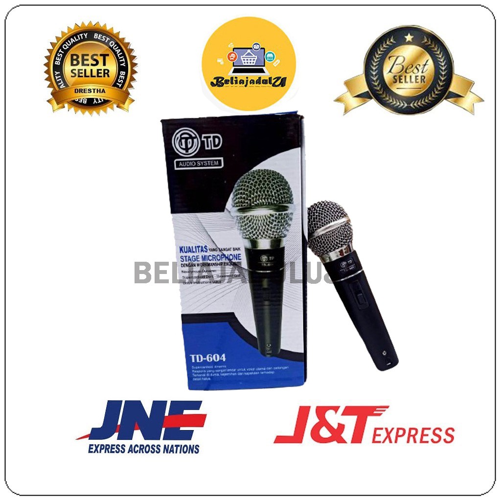 Beliajadulu88 MIC karaoke Kabel MICROPHONE Twindog TD 604