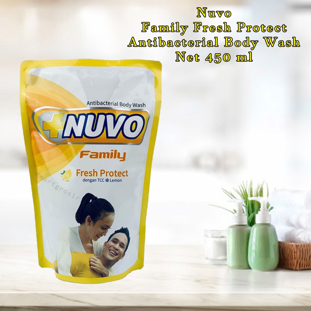 Nuvo / Family / Fresh protact / Sabun badan / 450ml