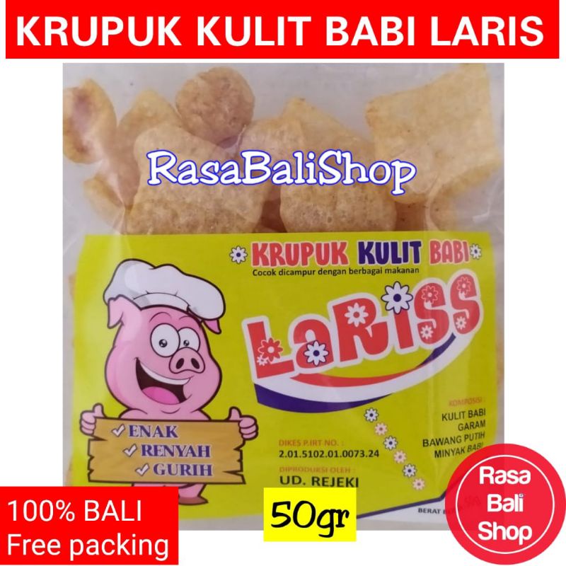 

KULIT LARISS, RAMBAK LARIS, KERUPUK KULIT, RAMBAK BABI, KRUPUK KULIT