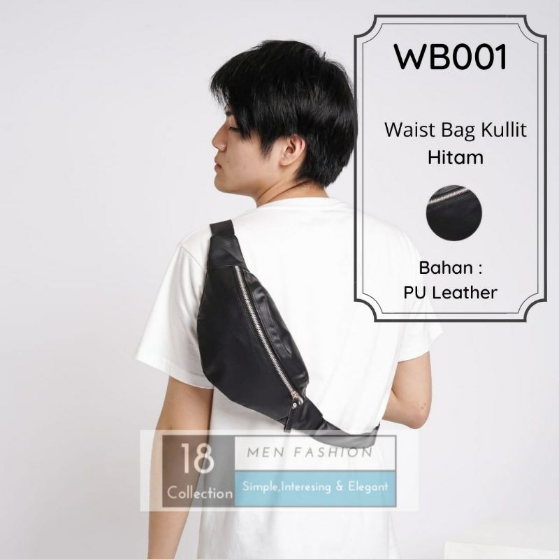 Waist Bag / Sling Bag / Tas Slempang / Tas Pingang / Tas Kecil / Tas Murah / Pria / Wanita