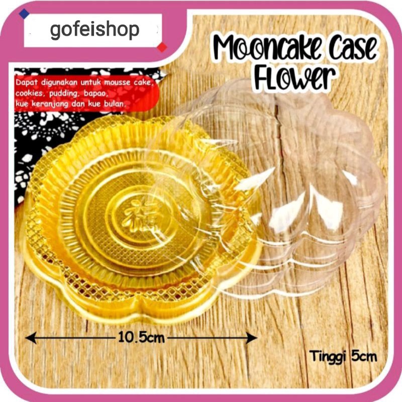 Mooncake case gold / tray mooncake gold