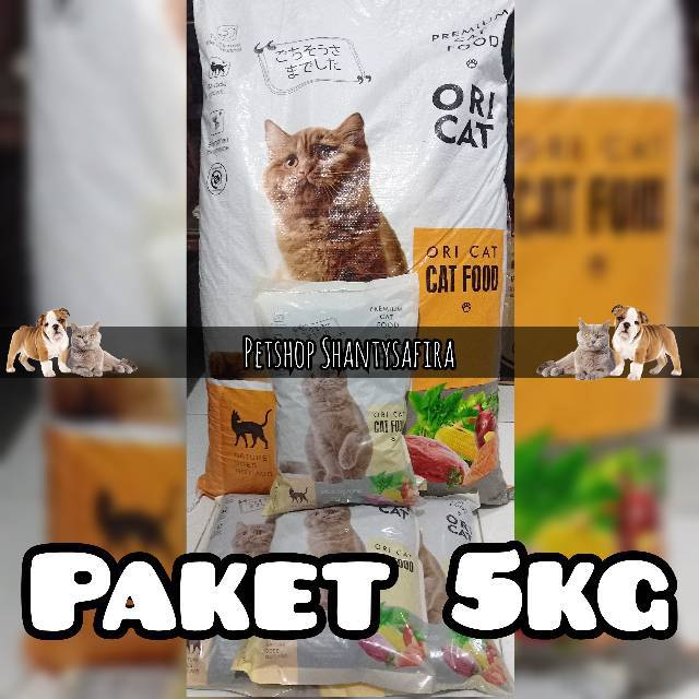 MAKANAN KUCING PAKET ORICAT 5kg / ORI CAT 5 Kg CAT FOOD | Shopee Indonesia