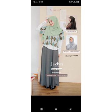 Jazlyn Dress by Jilbrave Stone Green M