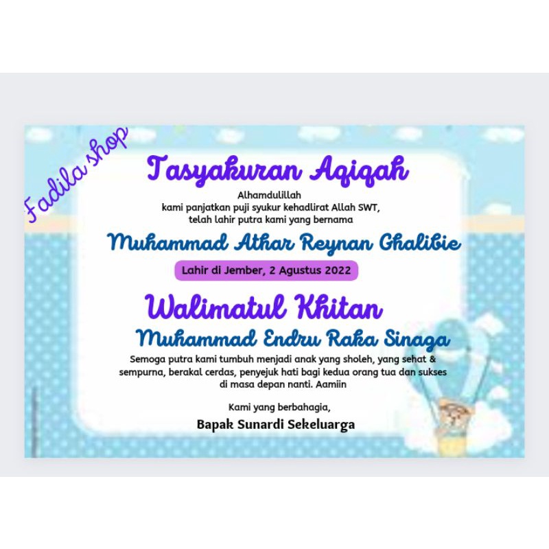 

stiker aqiqah