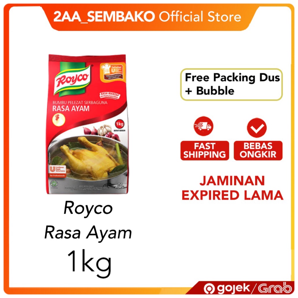 

Royco Bumbu Pelezat Rasa Ayam 1kg Royco Ayam 1Kg