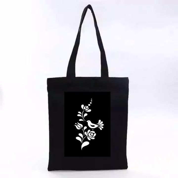 Fashion Fair - (H) Totebag tote (PAKAI PEREKAT) Karakter Tote bag kpop murah wanita custom motif