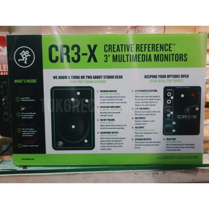 Mackie CR3X Speaker Monitor 3" Active