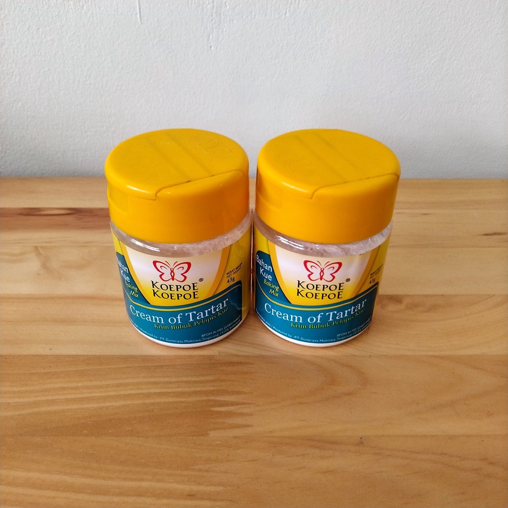 

Koepoe Koepoe Cream of Tartar / Krim Bubuk Pelapis Kue 43g