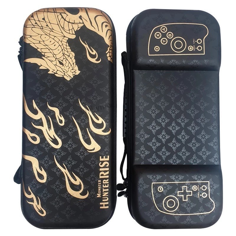 Nintendo Switch Carrying Case Split Pad Pro Bag Monster Hunter Rise Edition